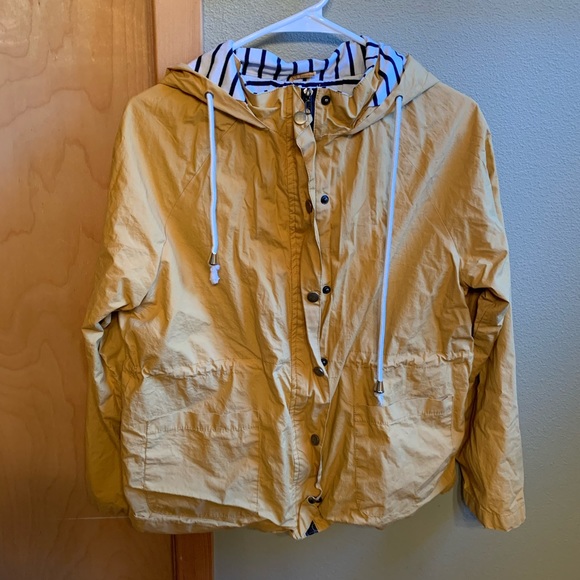 Zaful Jackets & Blazers - Zaful Yellow Rain Jacket